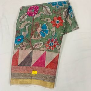 Printed Jute Cotton Jari