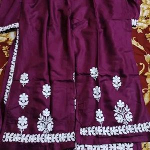 Embroidery Kurta With Plazo