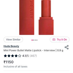 HUDA BEAUTY Power Matte Bullet Lipstick