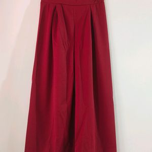 Women's Red Palazzo