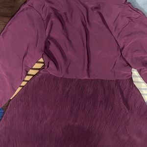 Party Wear Purple Coloured Dress