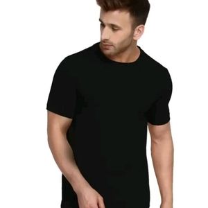 New Men's Casual Black T-Shirt