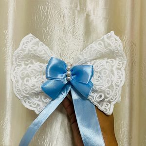 Blue ribbon bow 🎀 🧿❤️