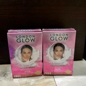 London Glow Face Powder With Puff