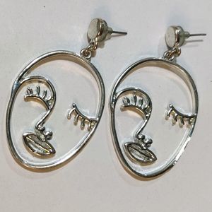 Earrings From London Silver Finish