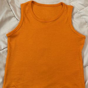 Orange Crop Top