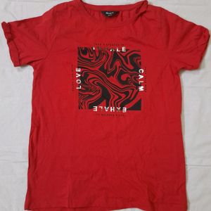 MAX Women Red Tshirt