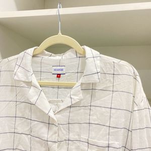 Hum & Bumper Checked Cotton Top