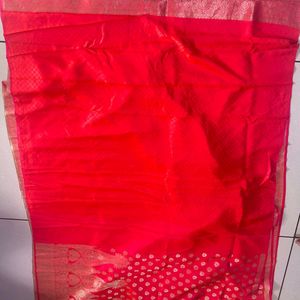 Red Fabulous Art Silk Saree