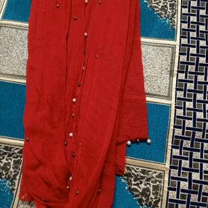 Red Dupatta