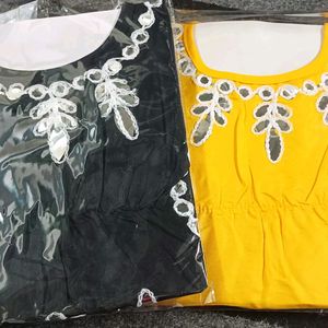 New Unused Baby Girls Top & Dhoti Set Pack 2sets