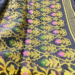 Used Cotton Jamdani Saree