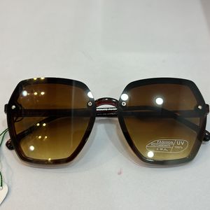 Brown Hexa Sunglass For Women