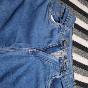 Blue Wide Leg Jeans