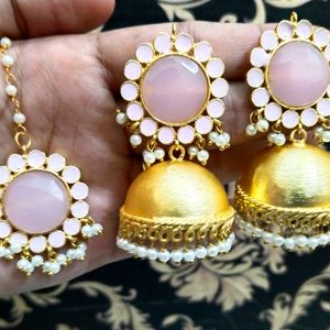 Brass Jhumka Maangtika Set(Pick Any 1)