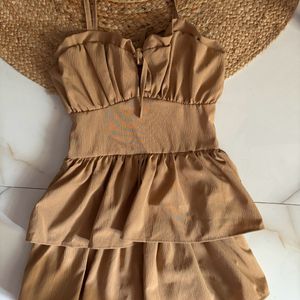 Beige Dress