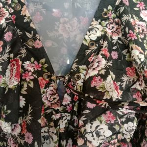 Flower Print Top