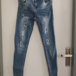 Dark Blue Skinny Denims