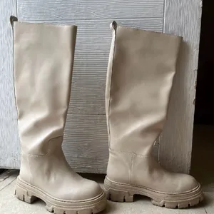 Knee High Combat Boots