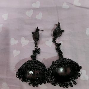 Black Traditional Earrings