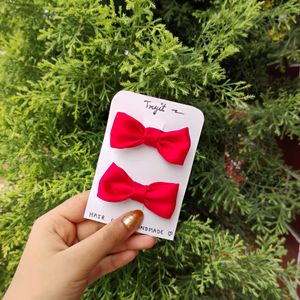 Red Bow Hairclip🎀