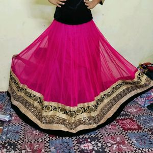 Beautiful Designed Rose Pink Colour Lehnga Set