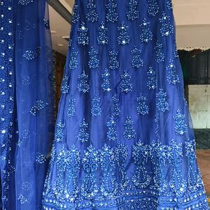 Navy blue Lehenga