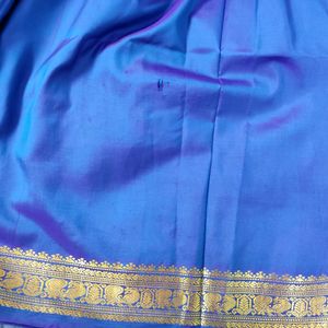 Dual Shade Pure Apoorva Pattu Silk Saree