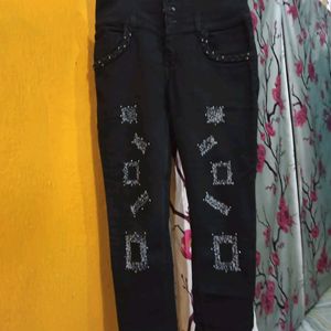 Jeans Hai  And Top SilkPeated XXL Ha