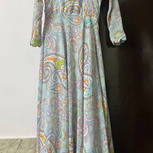 Pastel Anarkali Suit