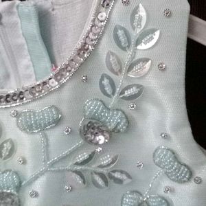 Sky Blue New Frock