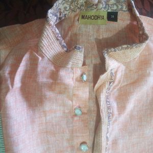 1Time Used kurta Pajama Jacket Set