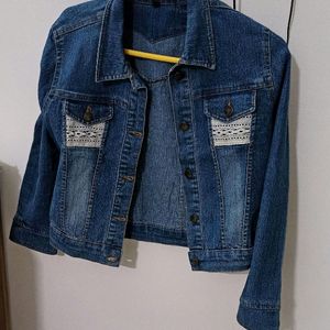 Denim Crop* Jacket