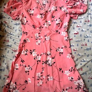 Tokyo Talkies floral skater pink dress