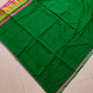 Zaree Border Pure Cotton Saree