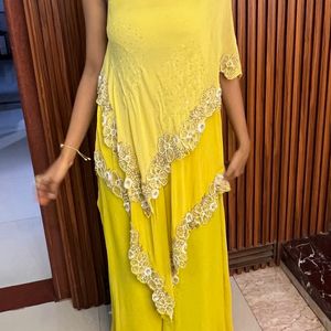 Off Shoulder Indowestern