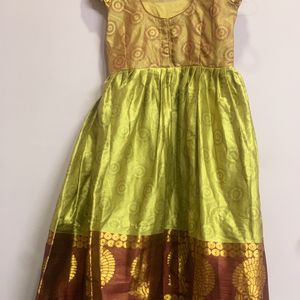 Ethnic Festive Fashion Frock For Girls