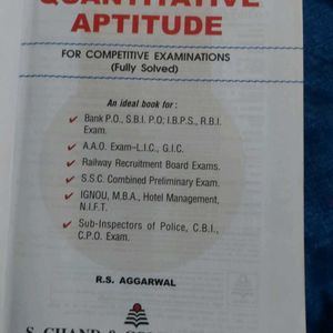 Quantitative Aptitude And Mathematics For NDA & NA