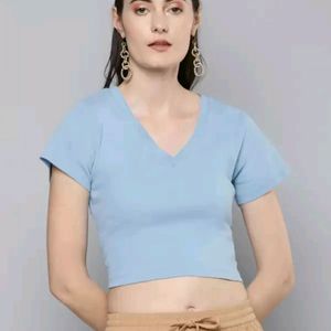 Sassafras Blue Crop Top ❤️