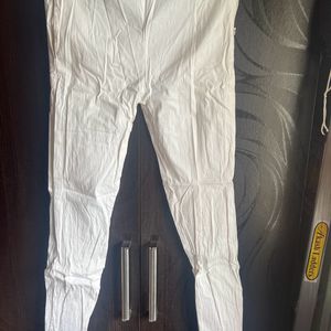 White Pencil Pants - 32