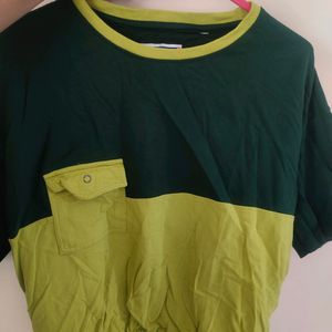 Dark Light Green Top