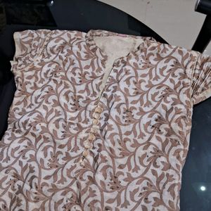 Cream Colour Used Kurta