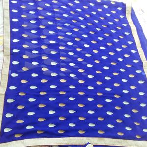 Saree With Stiched Blouse