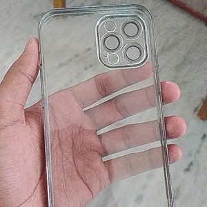 iPhone 13 Pro Max Transparent Back Cover Case.