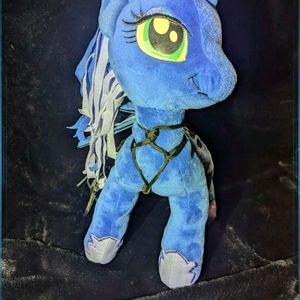 Dark Blue Pony Plushie