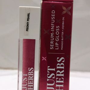 Just Herbs Lipgloss (Peony Pearl)