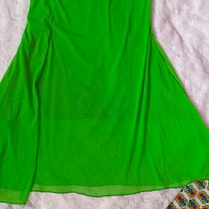 Green Fishcut Dress