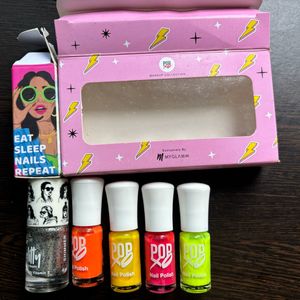 Elitty And PopXo Nail polish Combo Pack