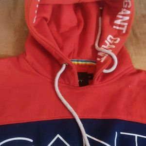 Red Gant Hoodie For Both Men And Women