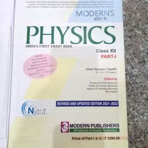 Physics Book Class12 Part 1&2 CBSC English